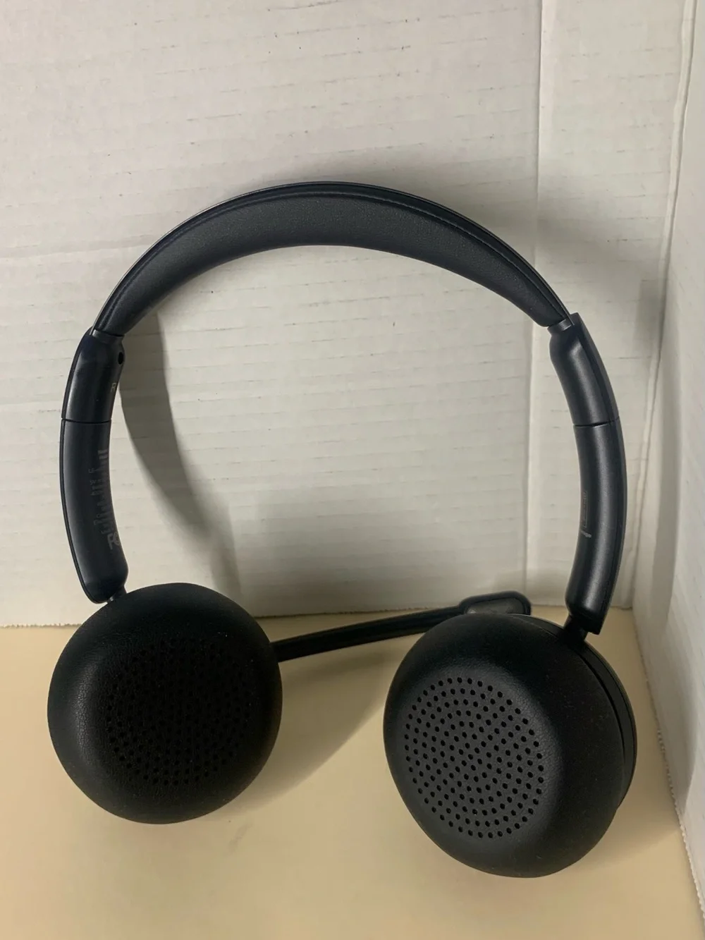 Wireless Over-Ear Headset with Boom Mic - Black